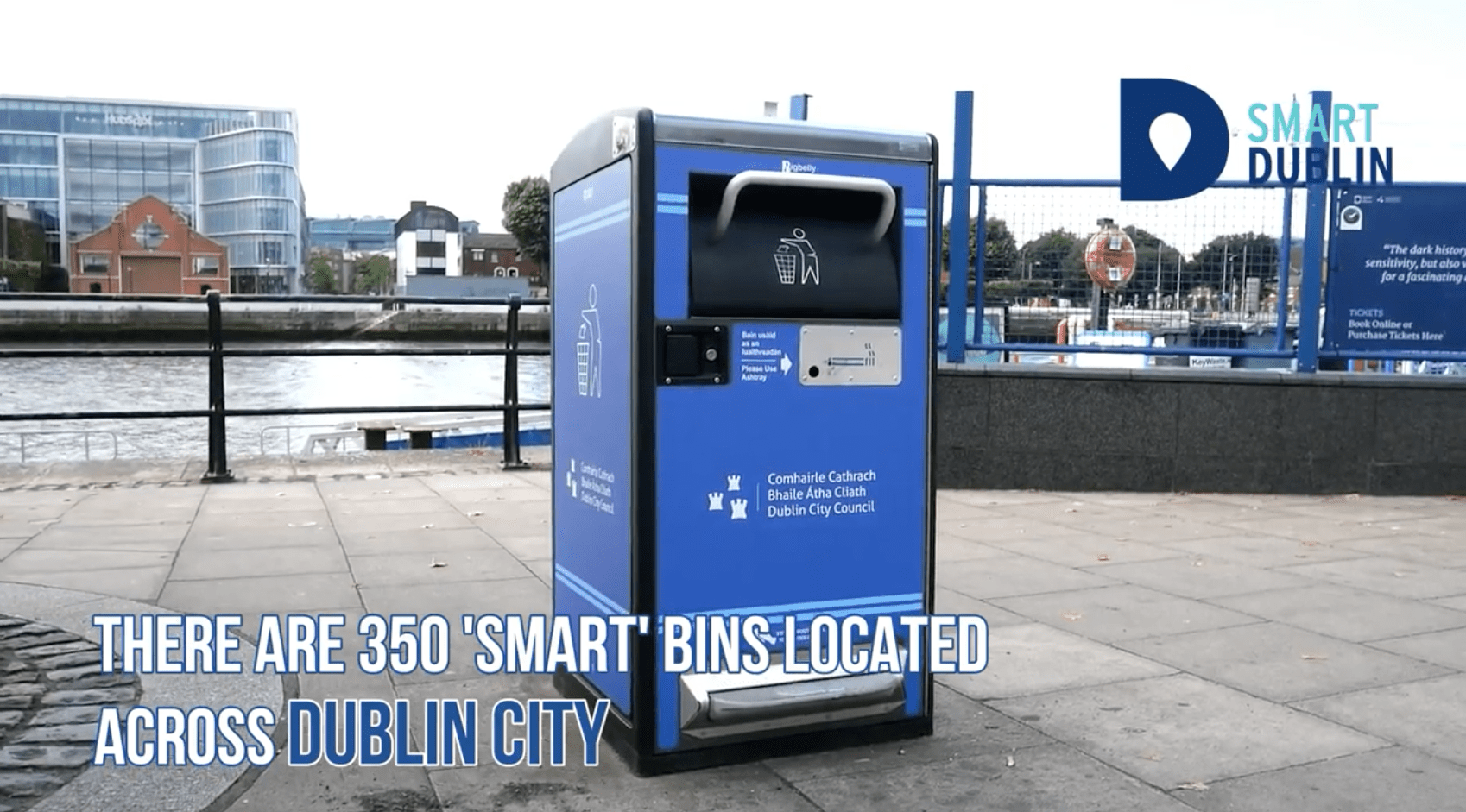 Smart Dublin Docklands Bigbelly