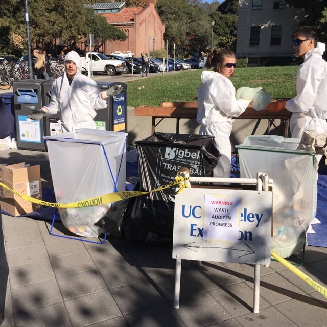 Bigbelly Smart Waste Audit in Progress at University of California, Berkeley 